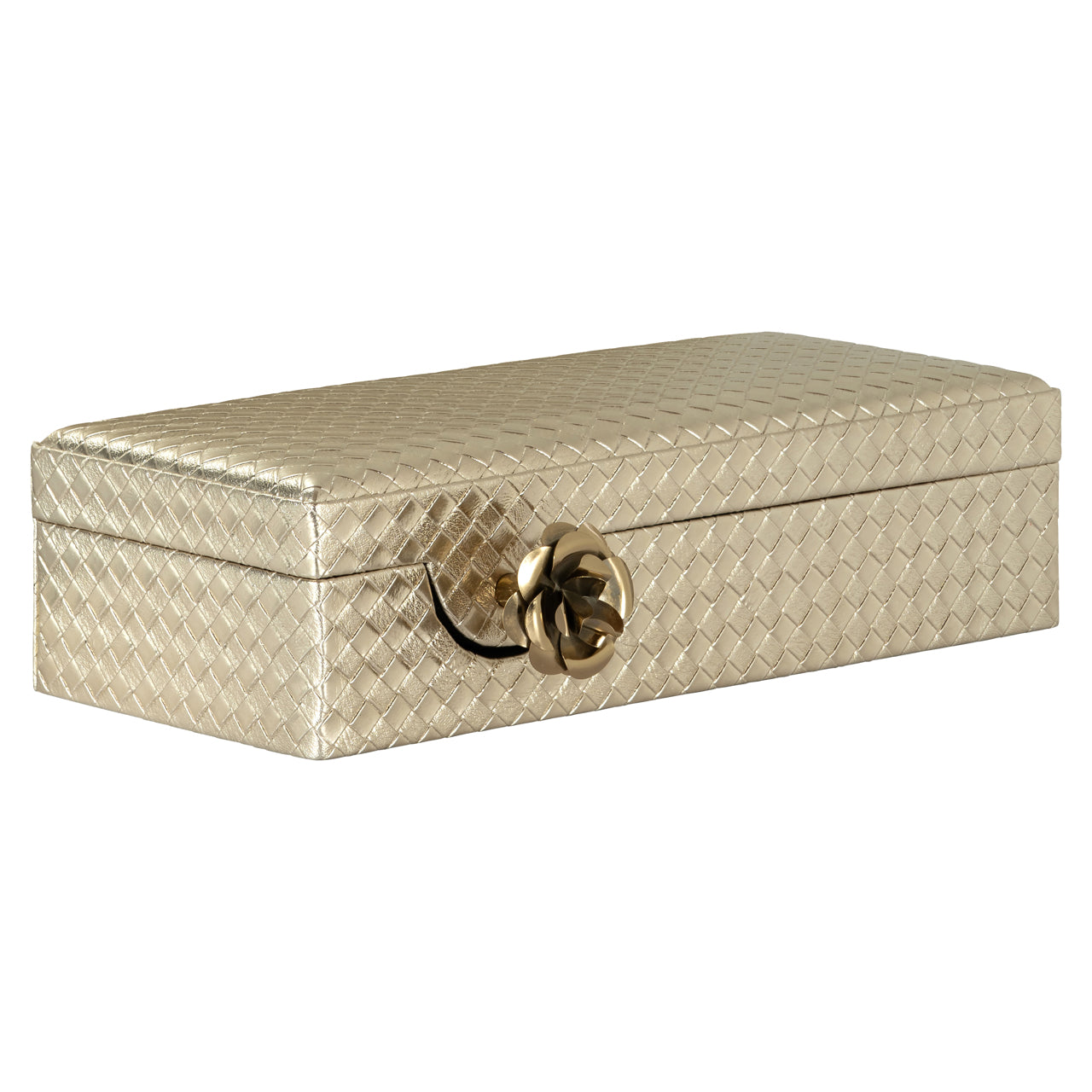 Storage box Trace gold small