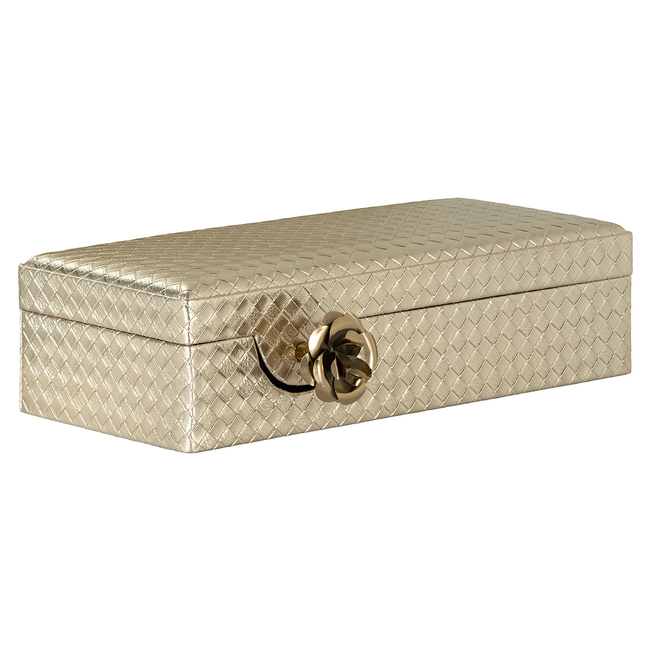 Storage box Trace gold small