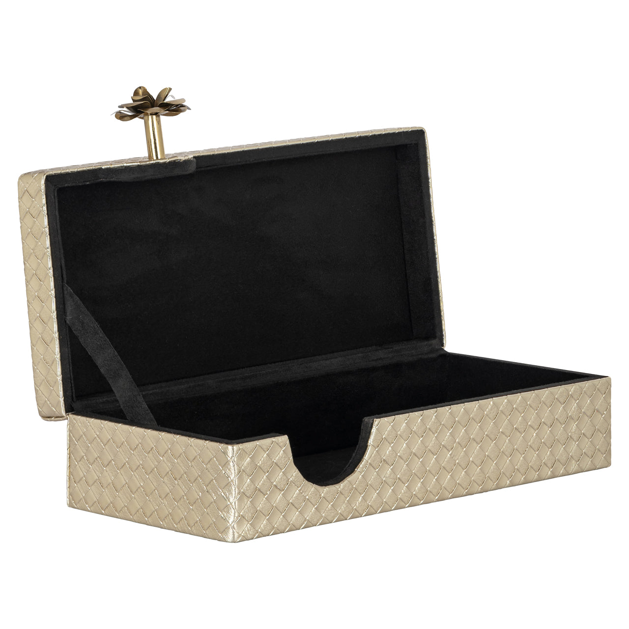 Storage box Trace gold small