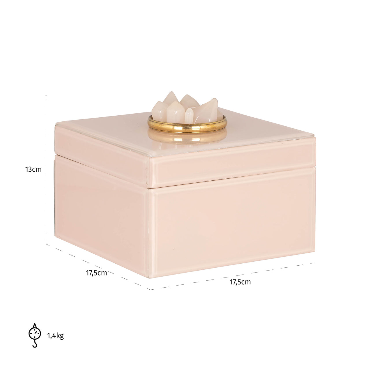Storage box Jalisa pink