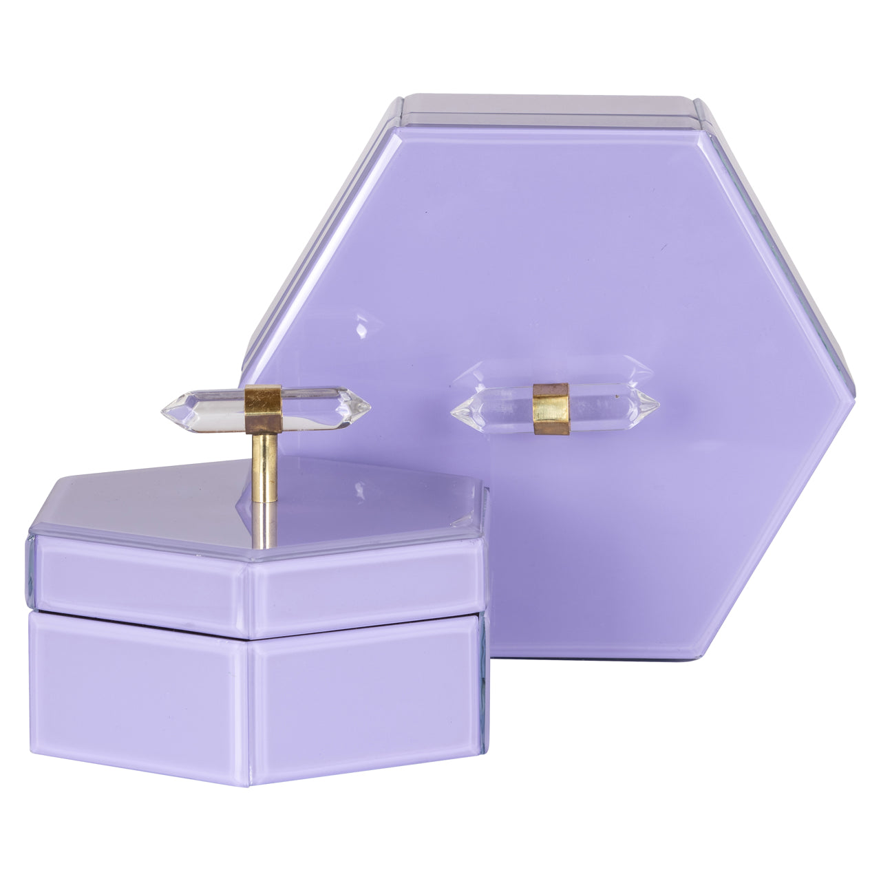 Storage box Jutta purple small