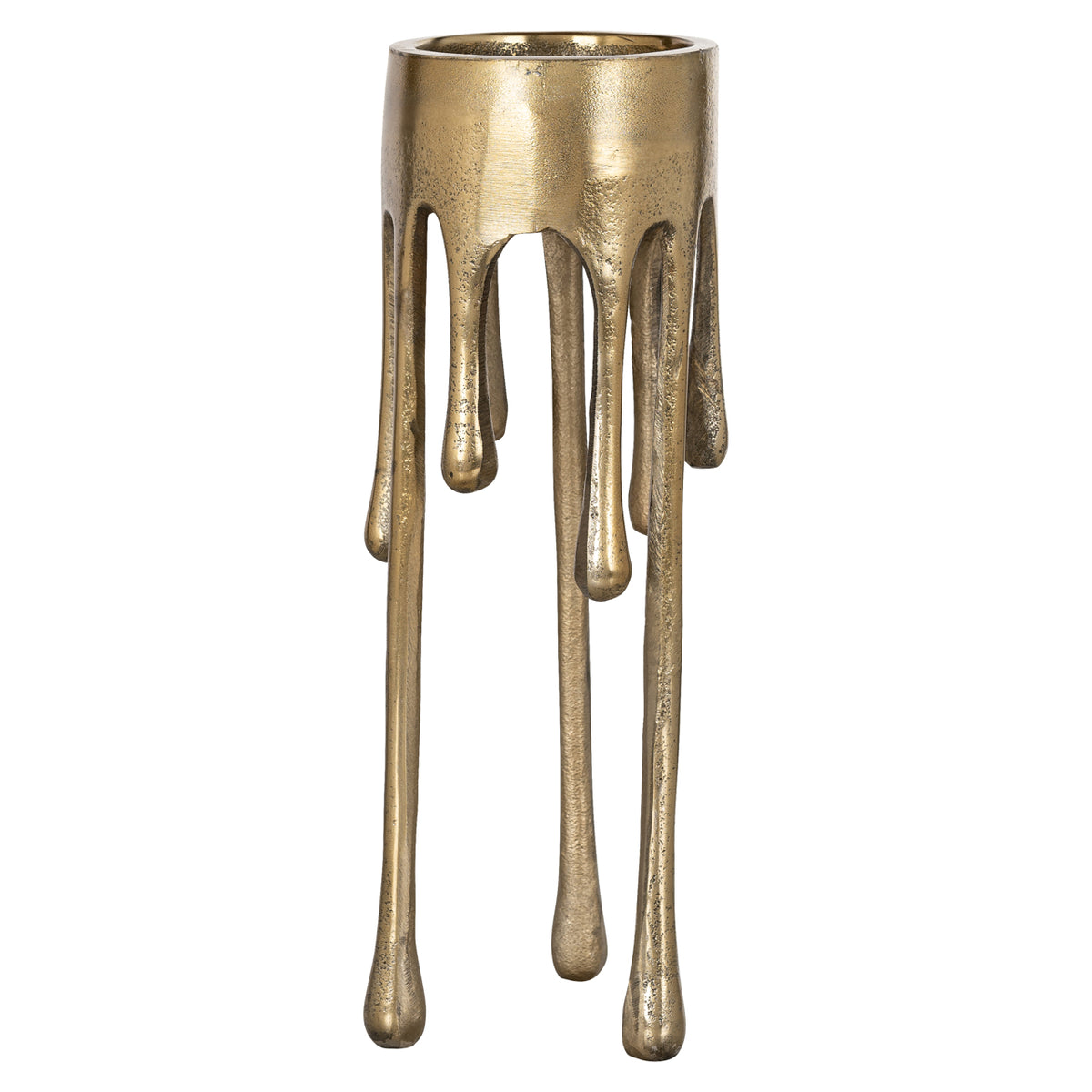 Candle holder Lorin brushed gold small