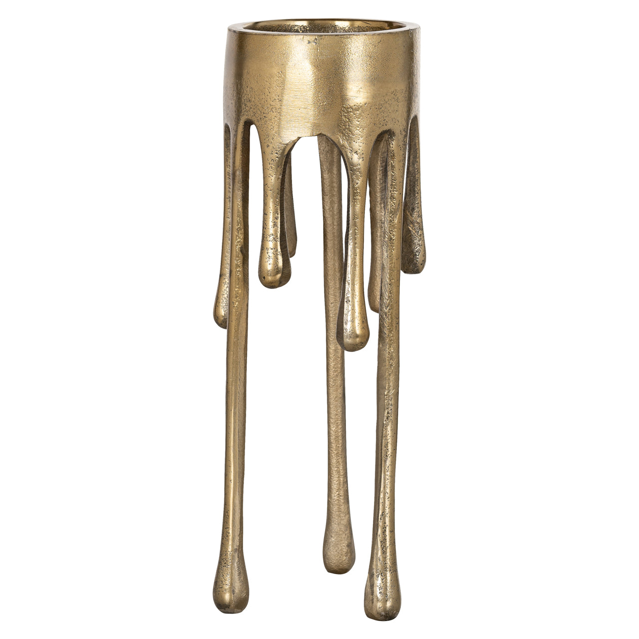Candle holder Lorin brushed gold small