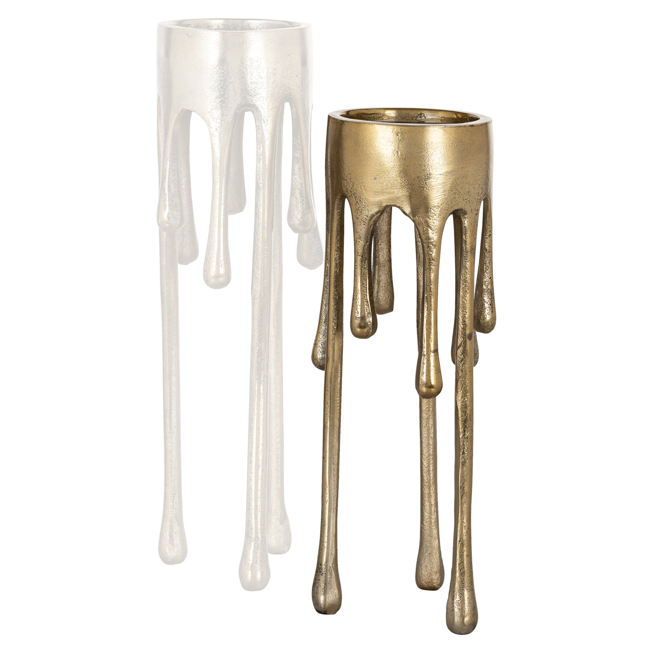 Candle holder Lorin brushed gold small