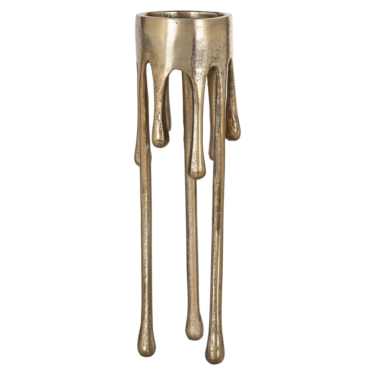 Candle holder Lorin brushed gold large