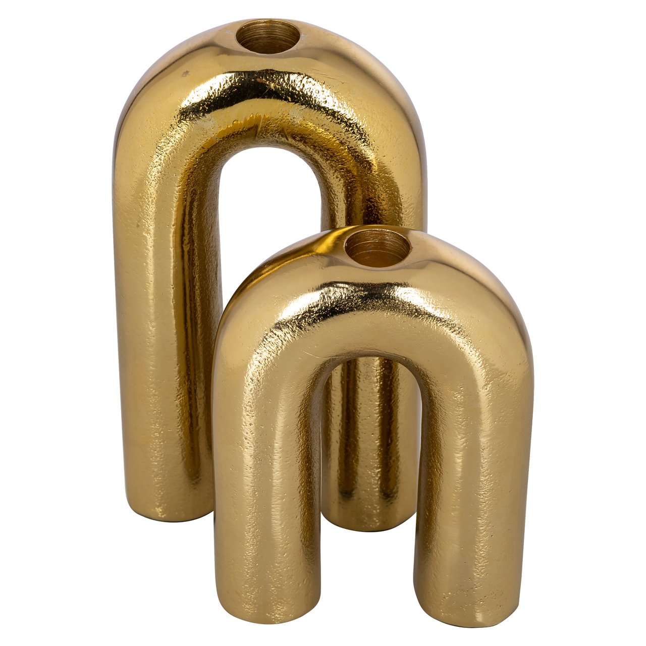 Candle holder Rowin gold large