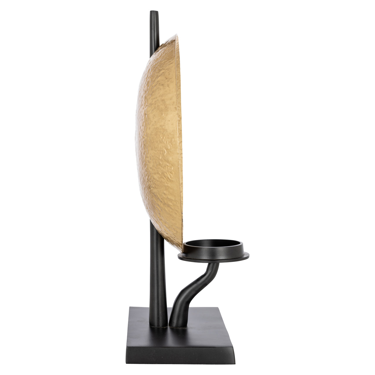 Candle holder Chayra black/gold