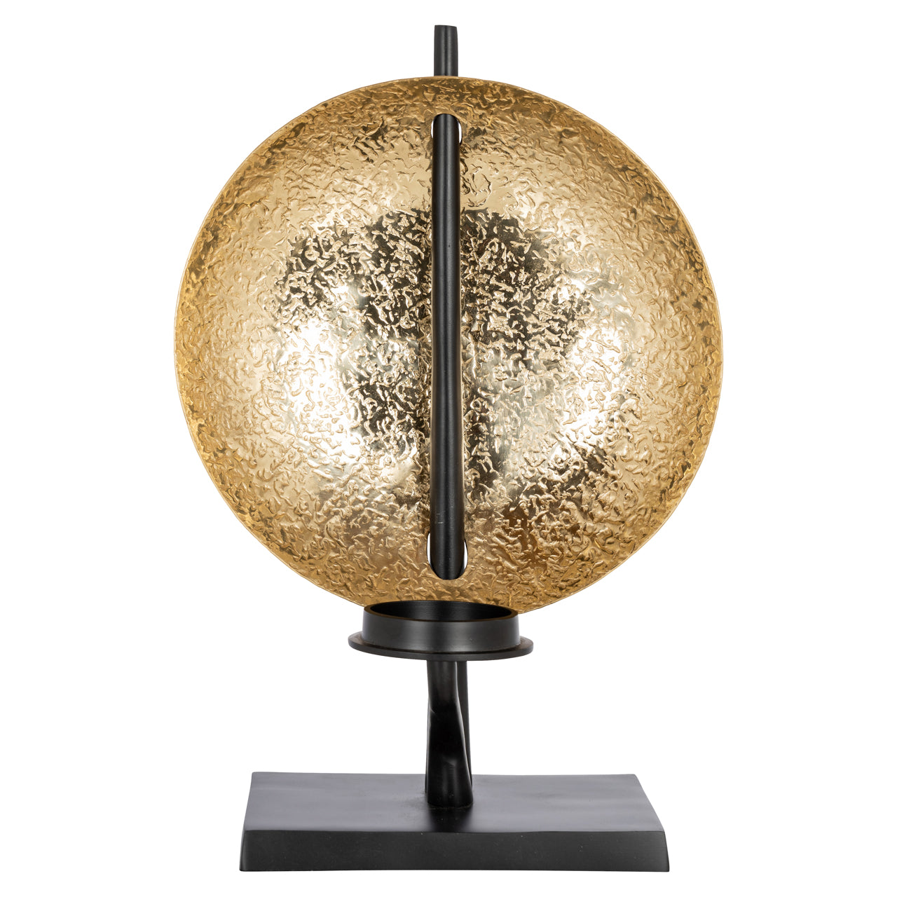 Candle holder Chayra black/gold