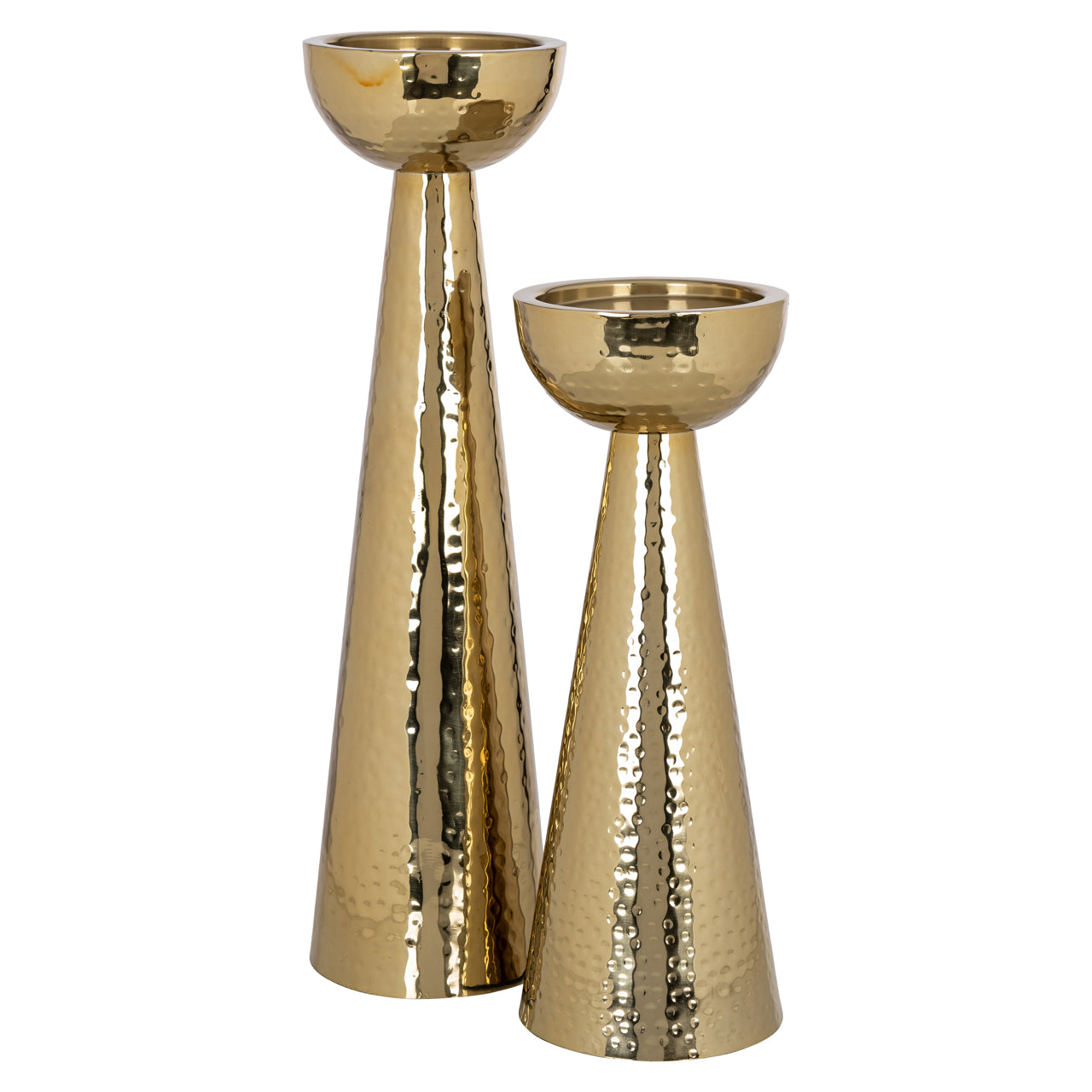 Candle holder Lizz gold small