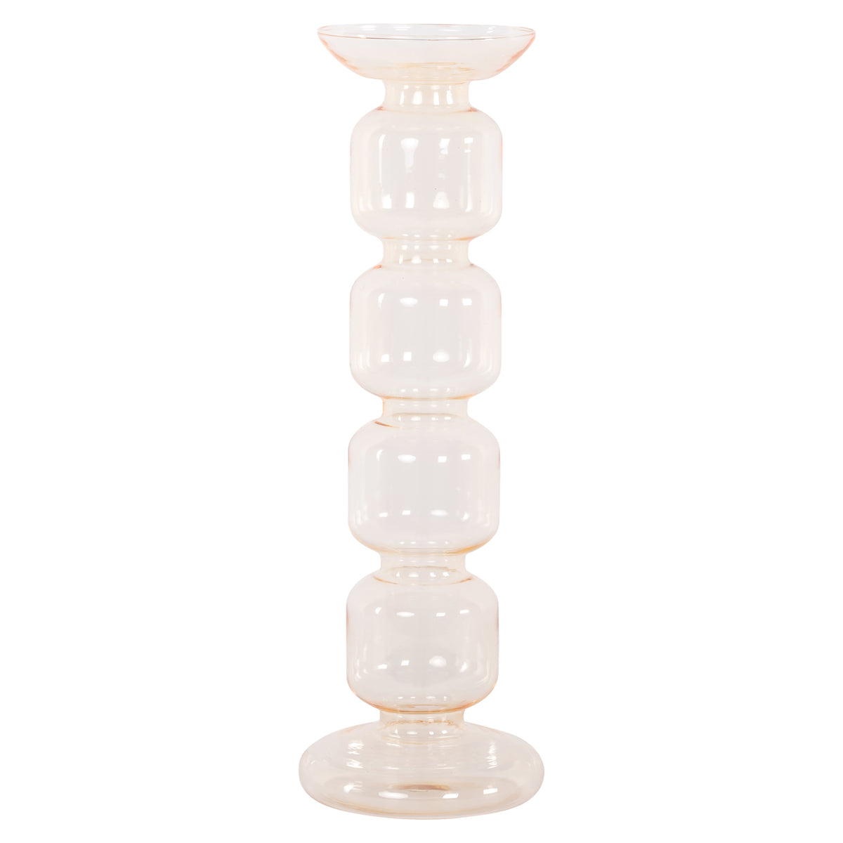 Candle holder Rabia amber medium
