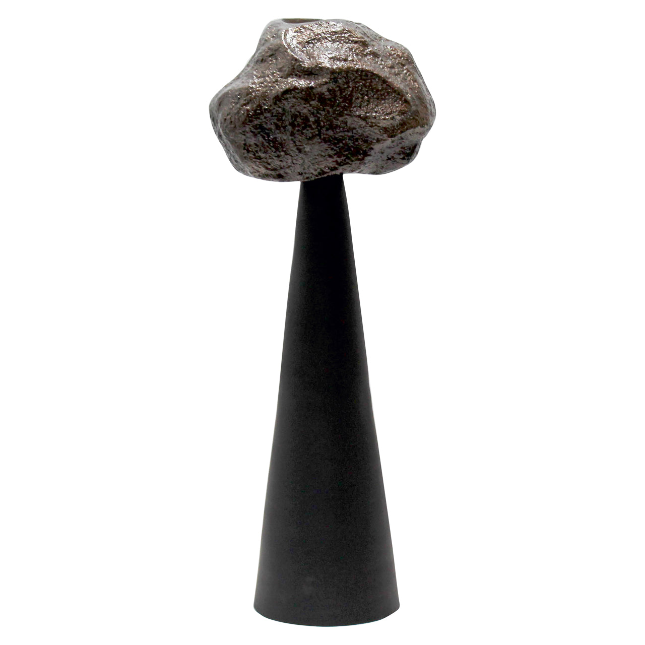 Candle holder Moira black large