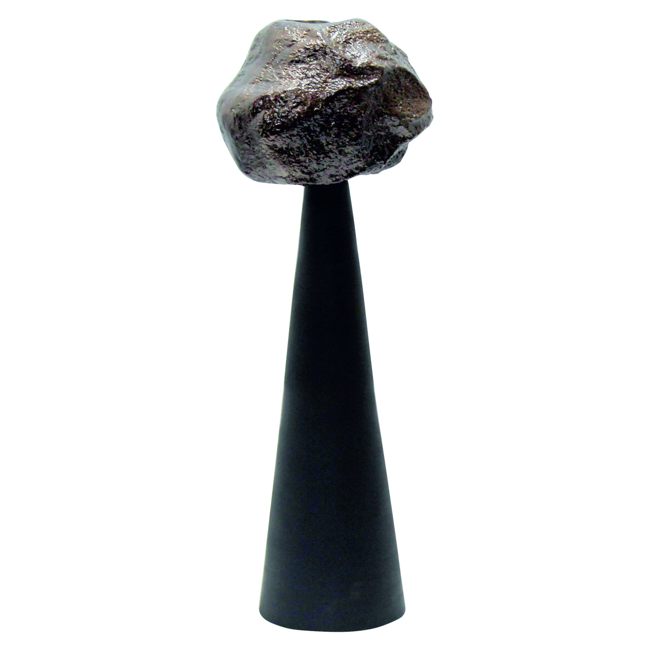 Candle holder Moira black large