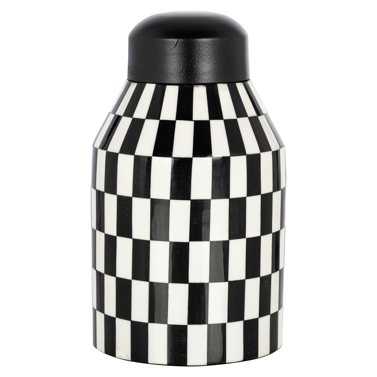 Storage box Malou black/white small