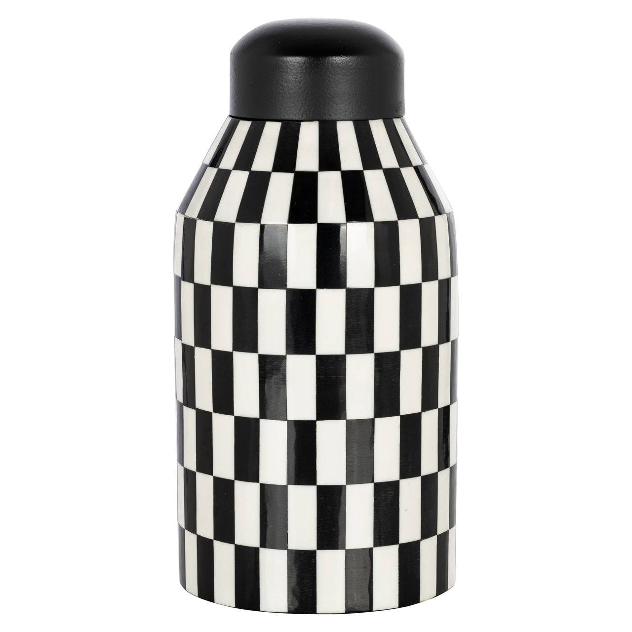 Storage box Malou black/white large