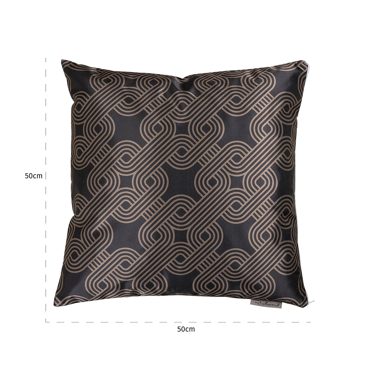 Cushion Meagan 50x50 (Monaco 23050 Chained Quadrant 75 - 8022 Twig)