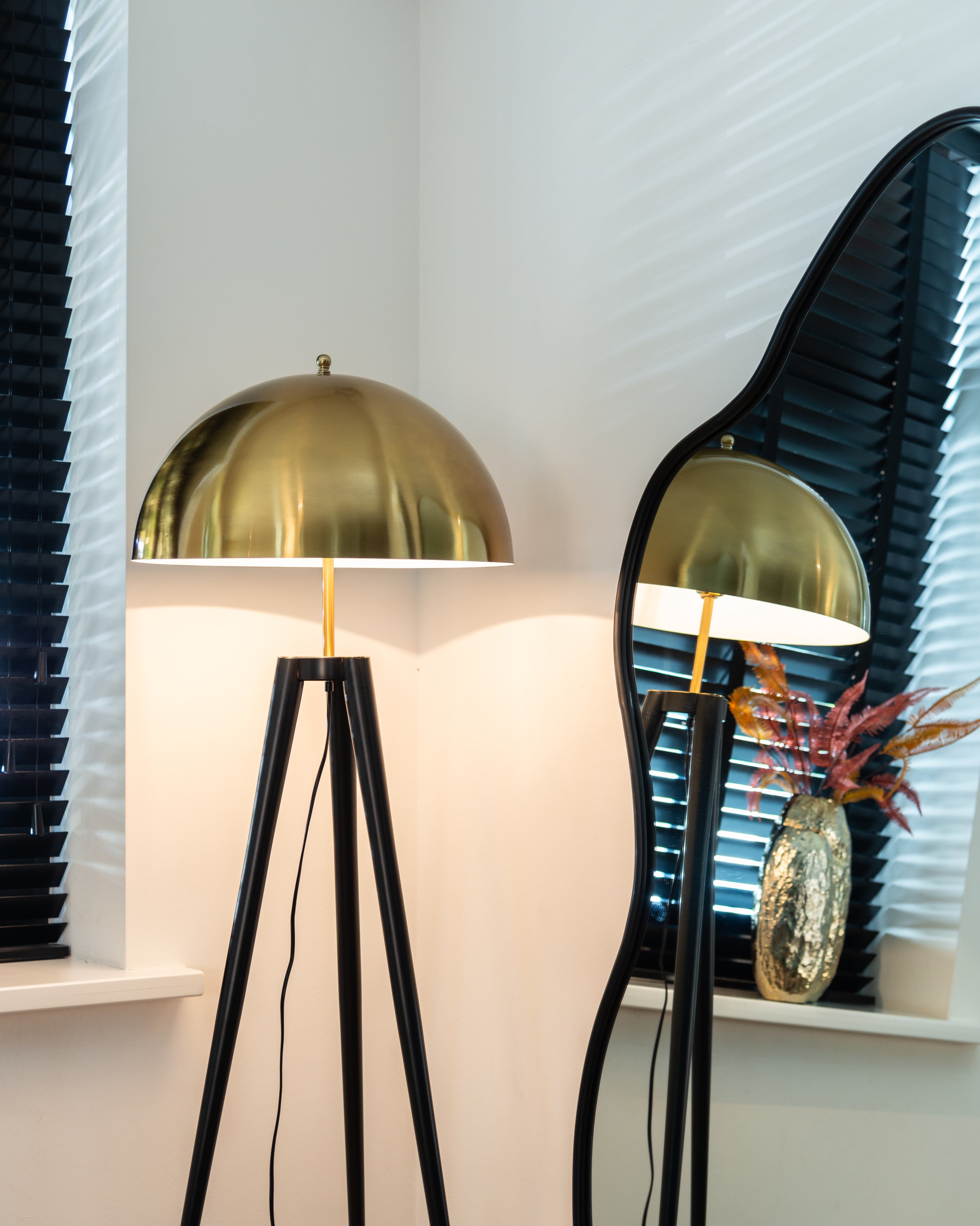 Mirror Alton brushed gold