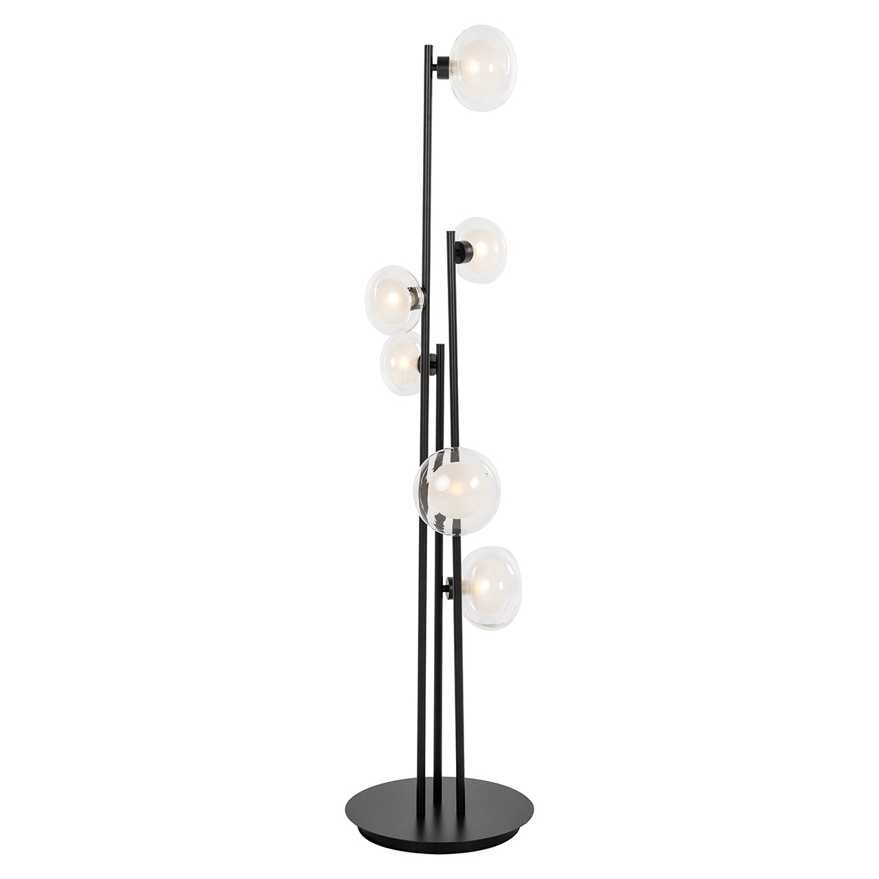 Staande lamp Luva zwart (Zwart)