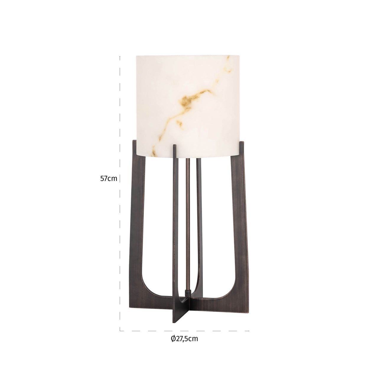 Table lamp Loura bronze small