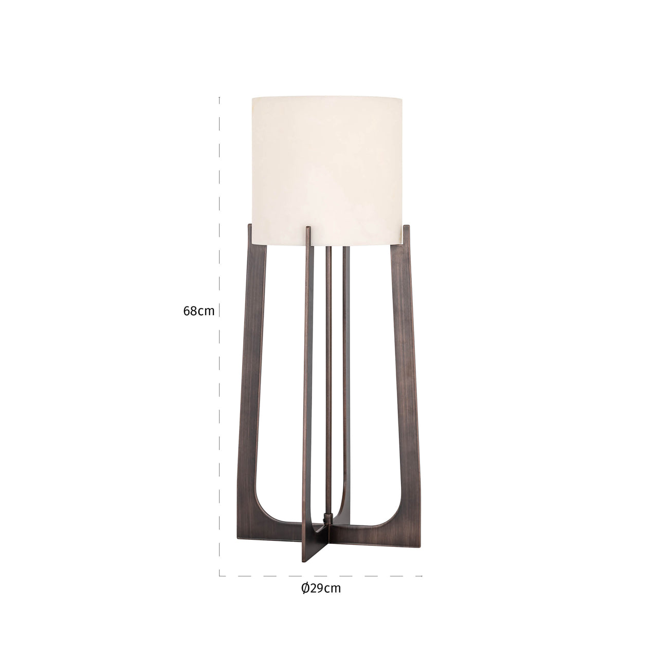 Table lamp Loura bronze large