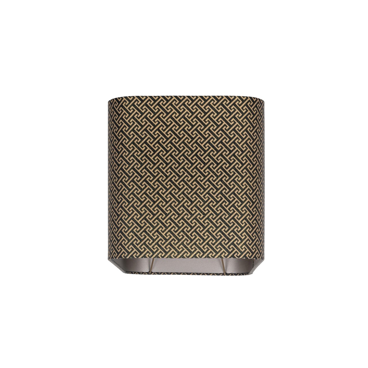 Lampshade Geo black rectangular