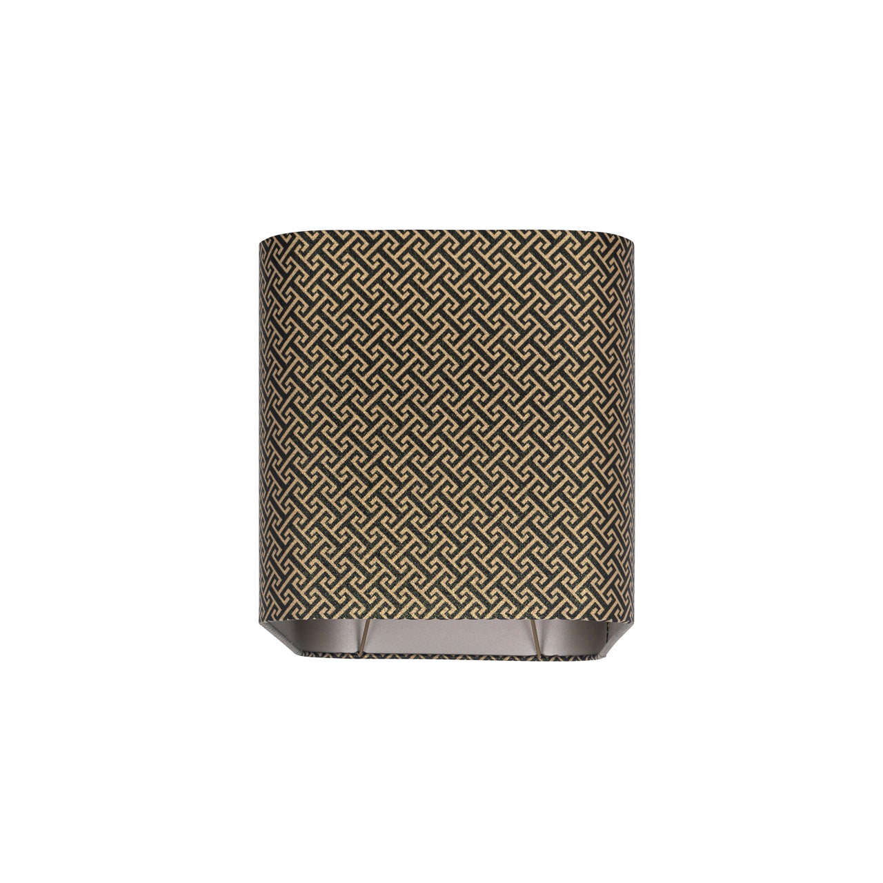Lampshade Geo black rectangular