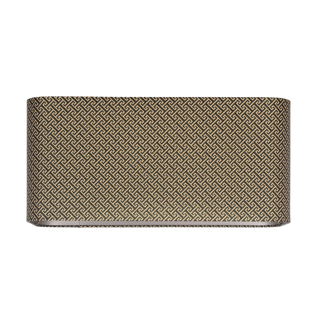 Lampshade Geo black rectangular