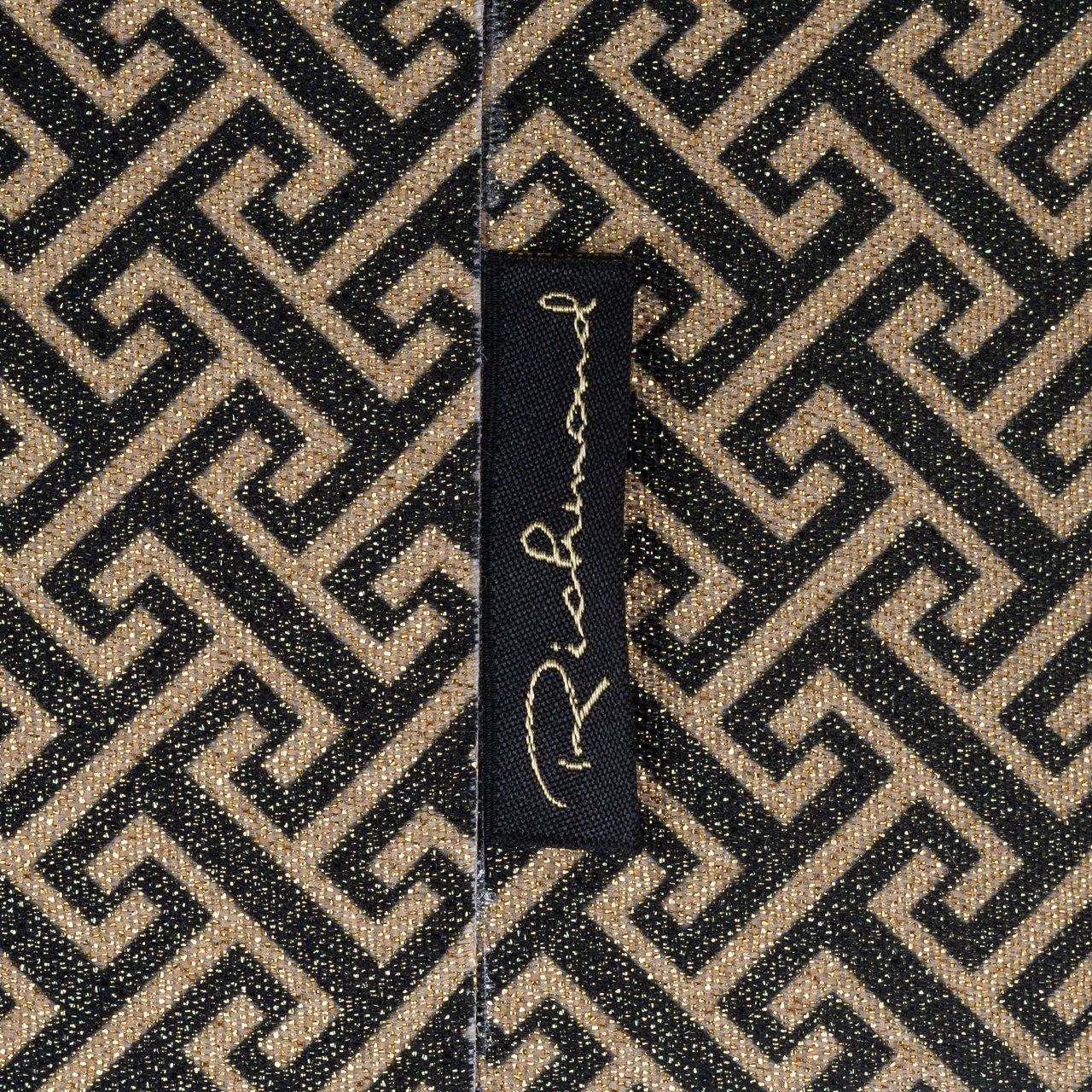 Lampshade Geo black rectangular