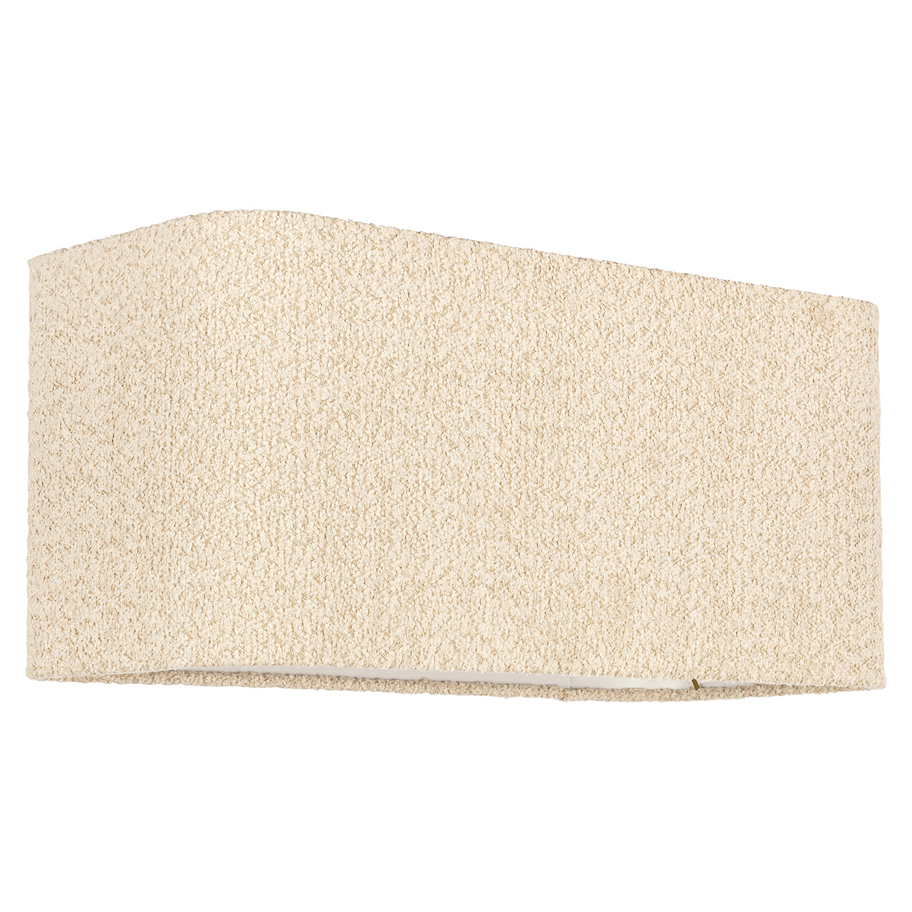Lampshade Miley sand bouclé rectangle