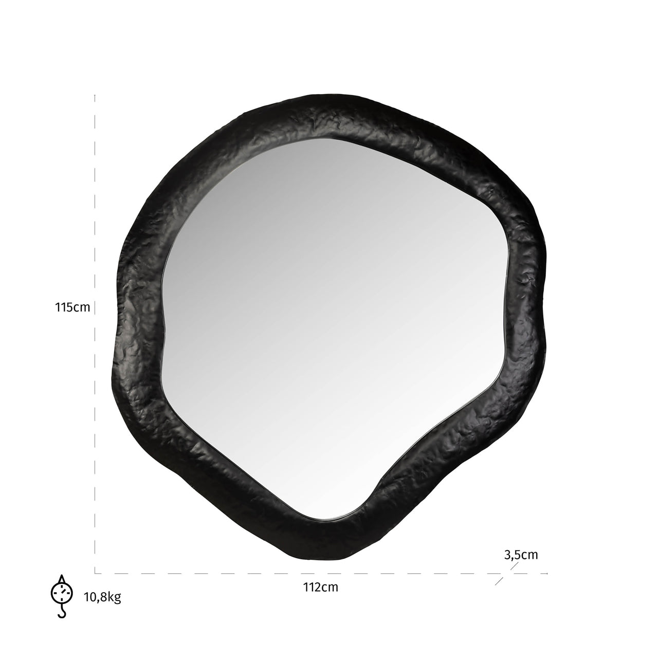Mirror Babet black