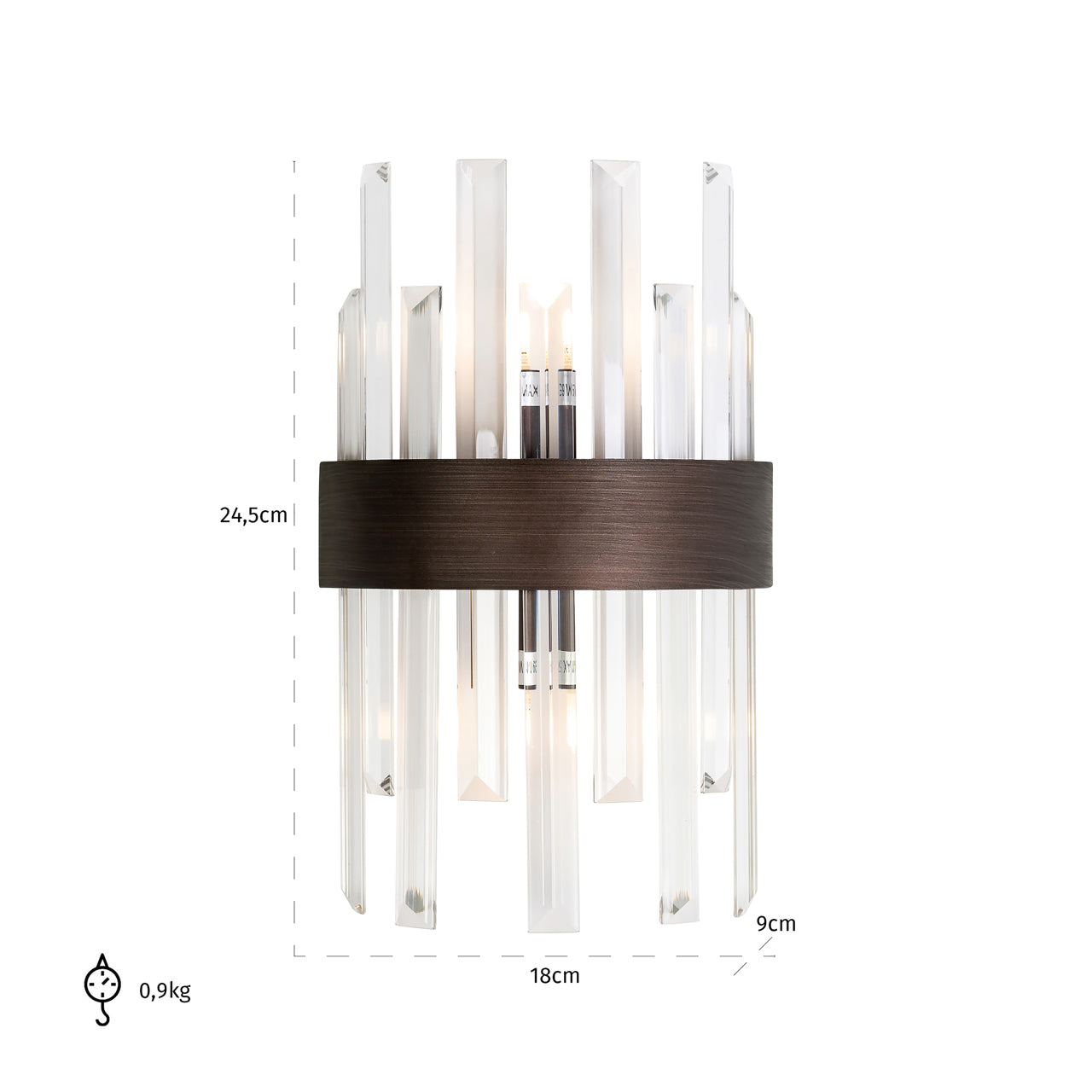 Wall lamp Avan bronze