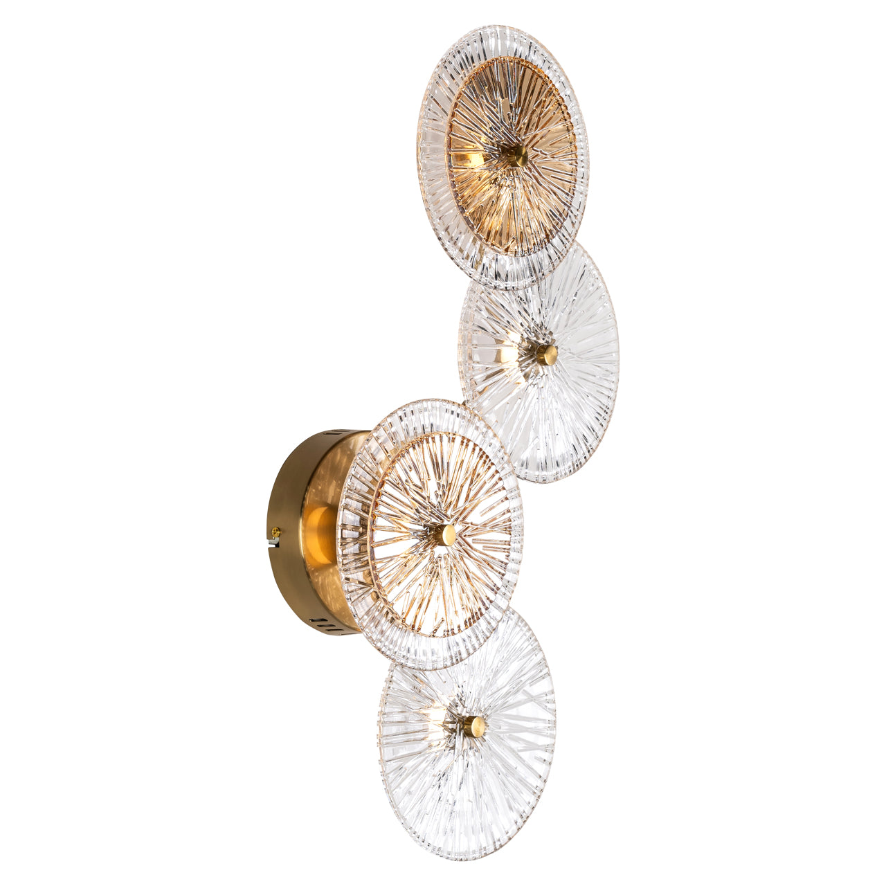 Wall lamp Linzi brushed gold