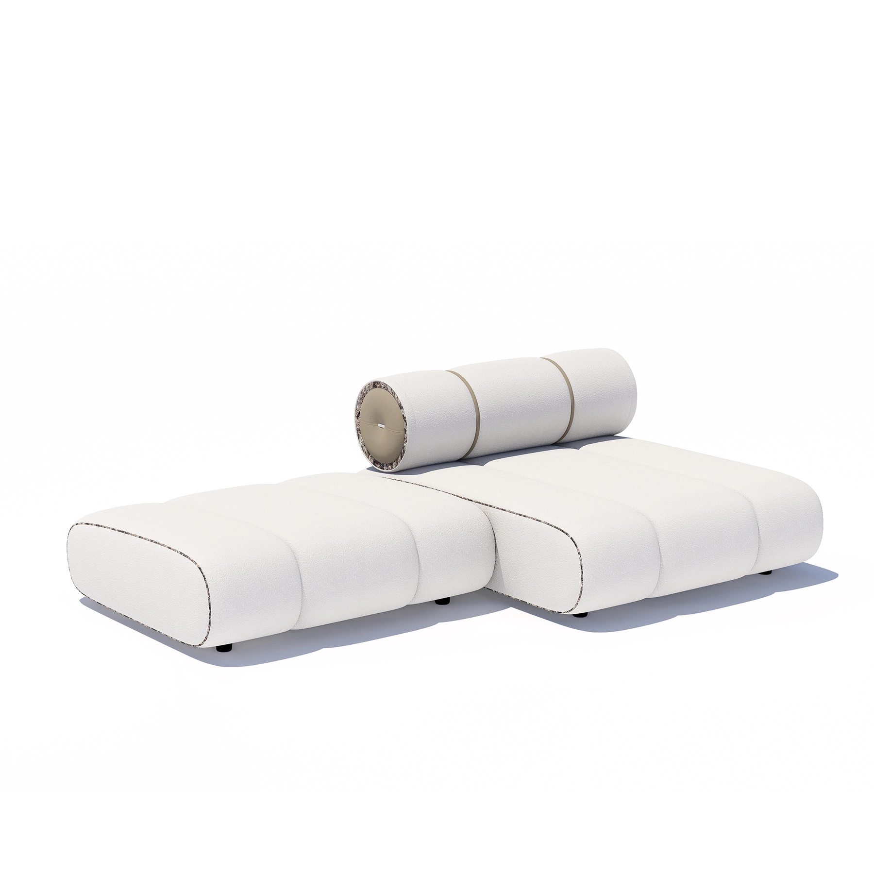 Sofa Orian White 250x154cm