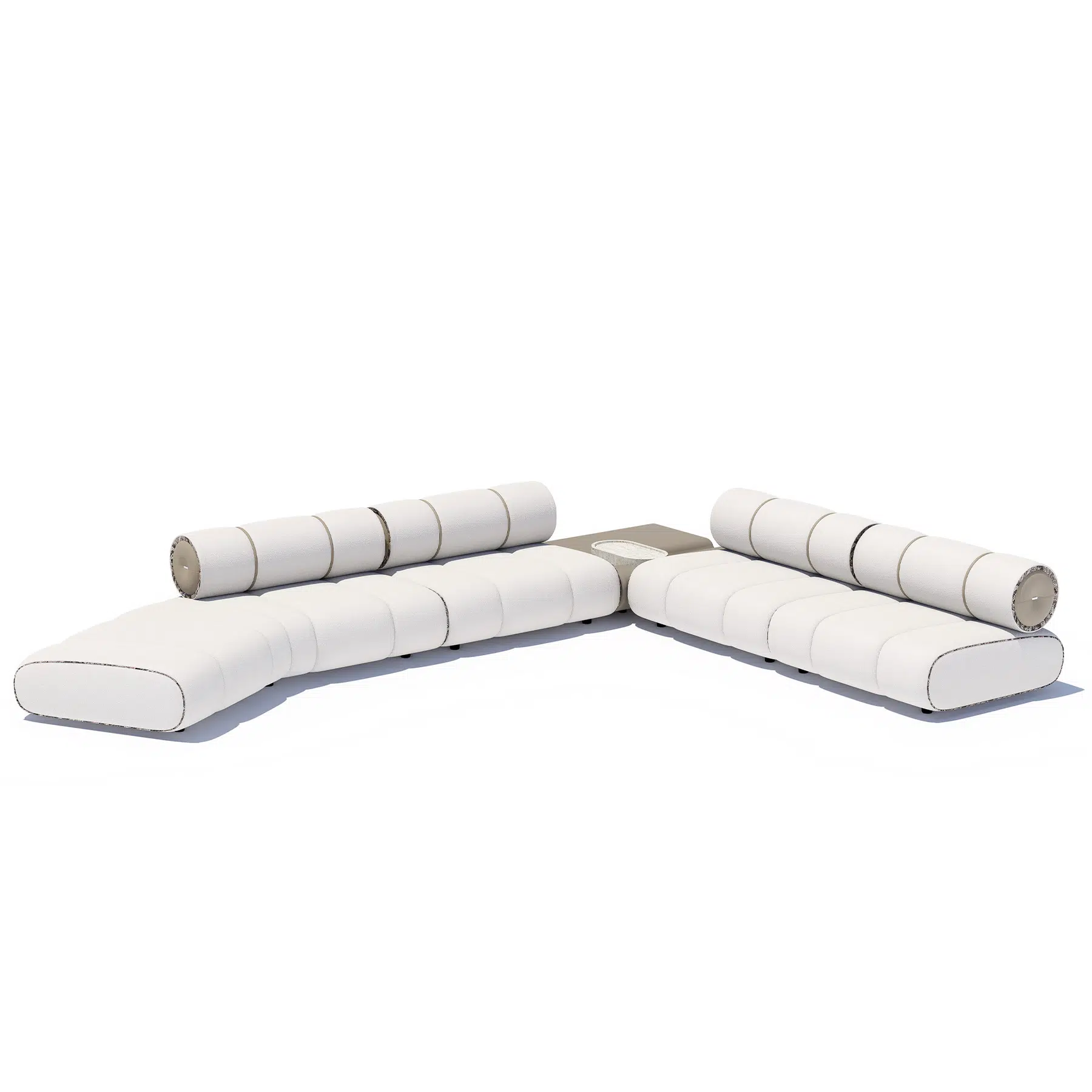 Sofa Orian White 485x359cm