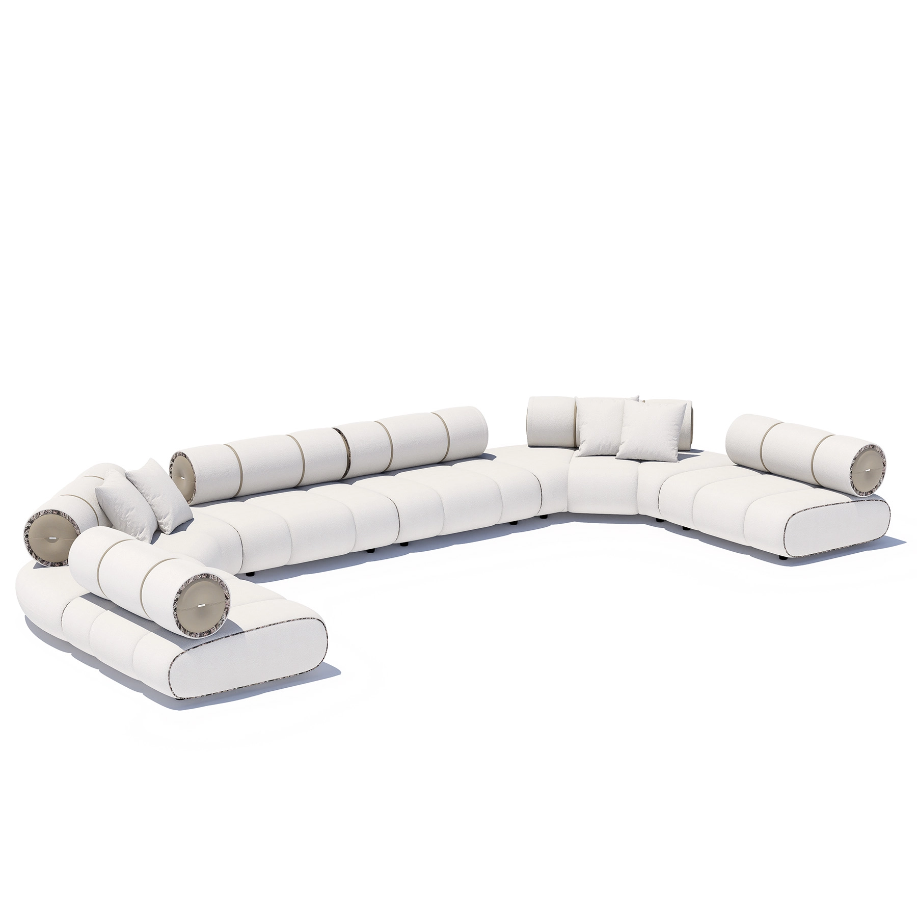 Sofa Orian White 285x572x285cm