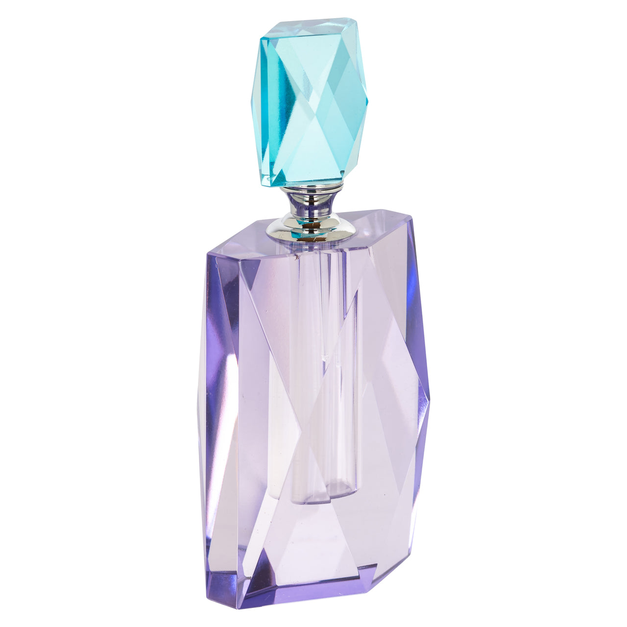 Decorative object Phine purple perfume bottle