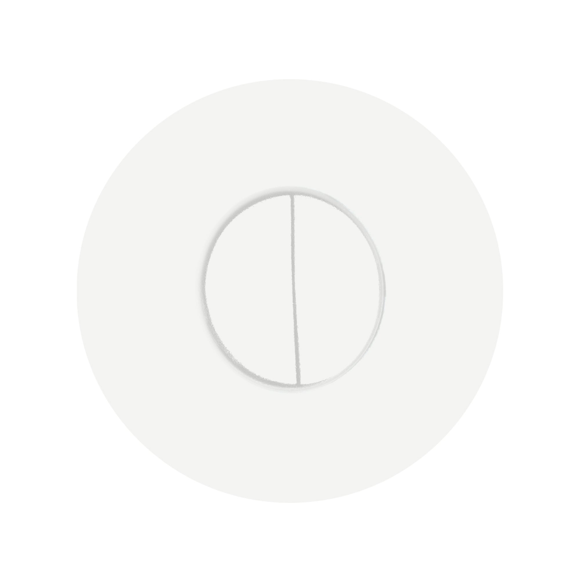 Double Rocker Switch Round