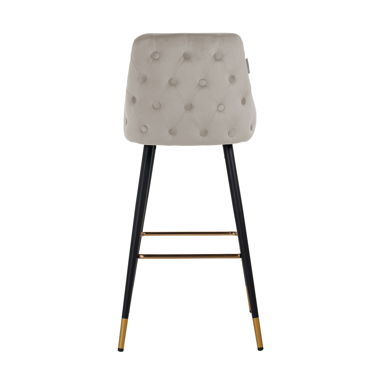 Bar stool Imani khaki velvet (Quartz Khaki 903)