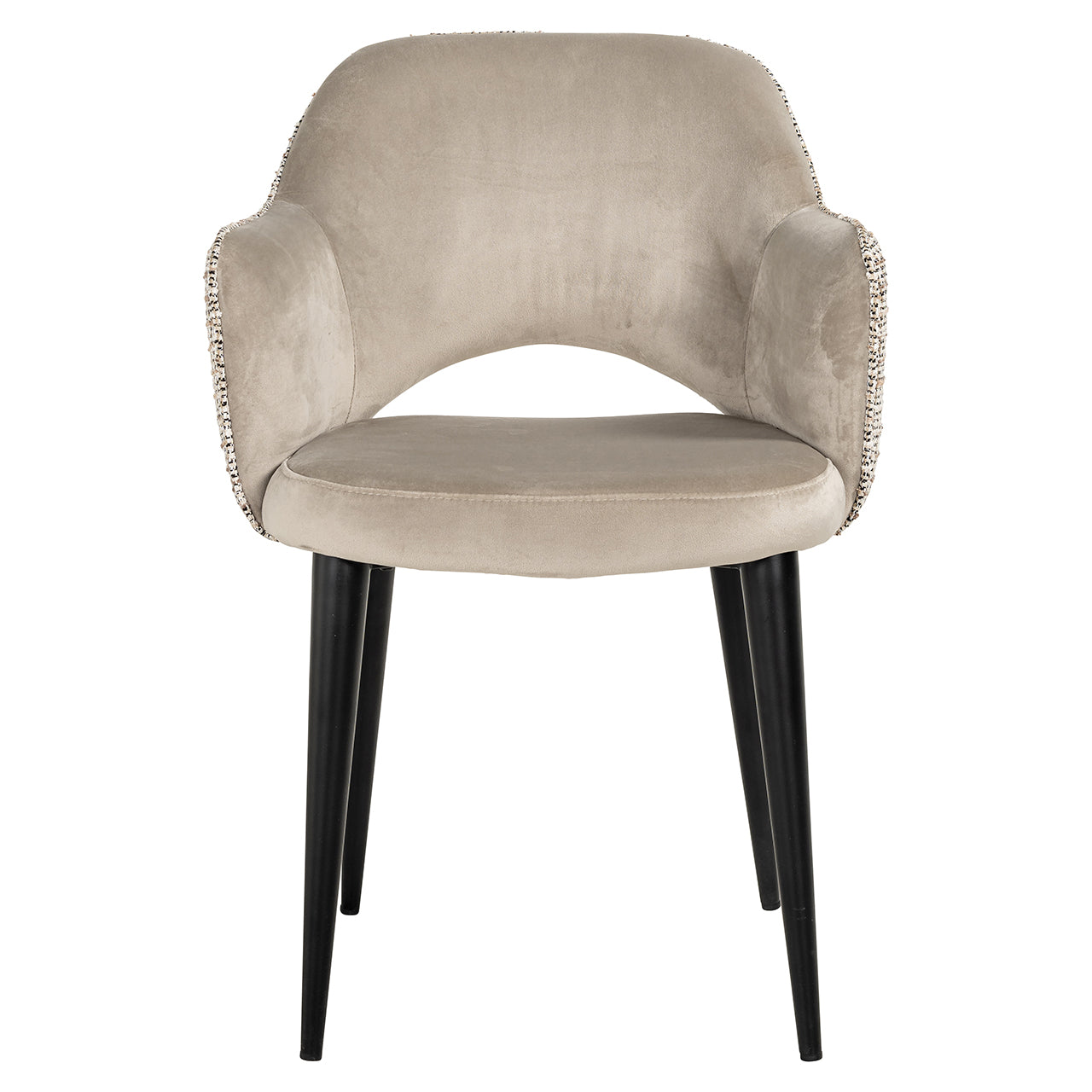 Arm chair Giovanna - trendy nature/quartz khaki fire retardant (Be Trendy 01 Nature)