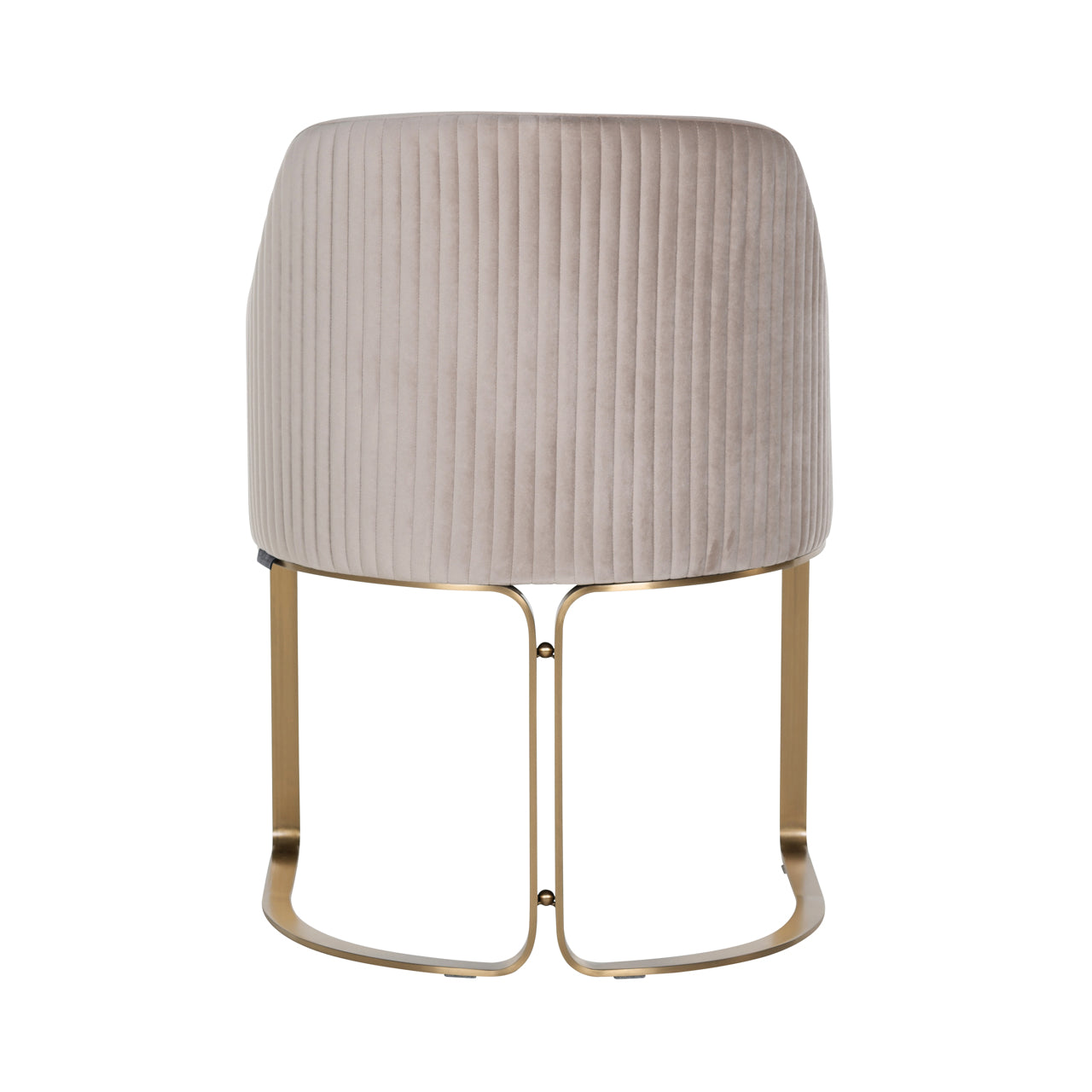 Dining chair Hadley khaki velvet fire retardant