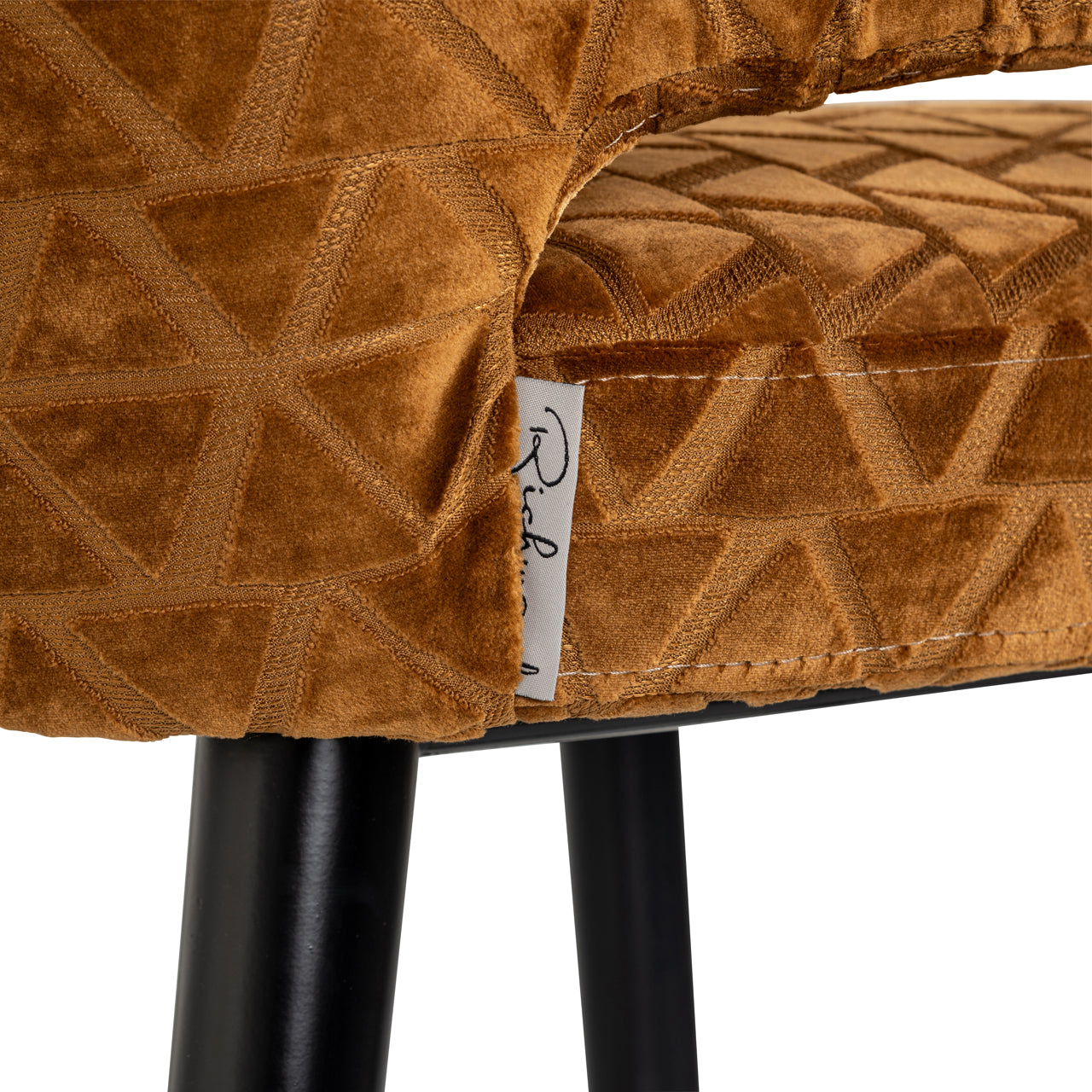 Bar stool Indigo old gold triangle