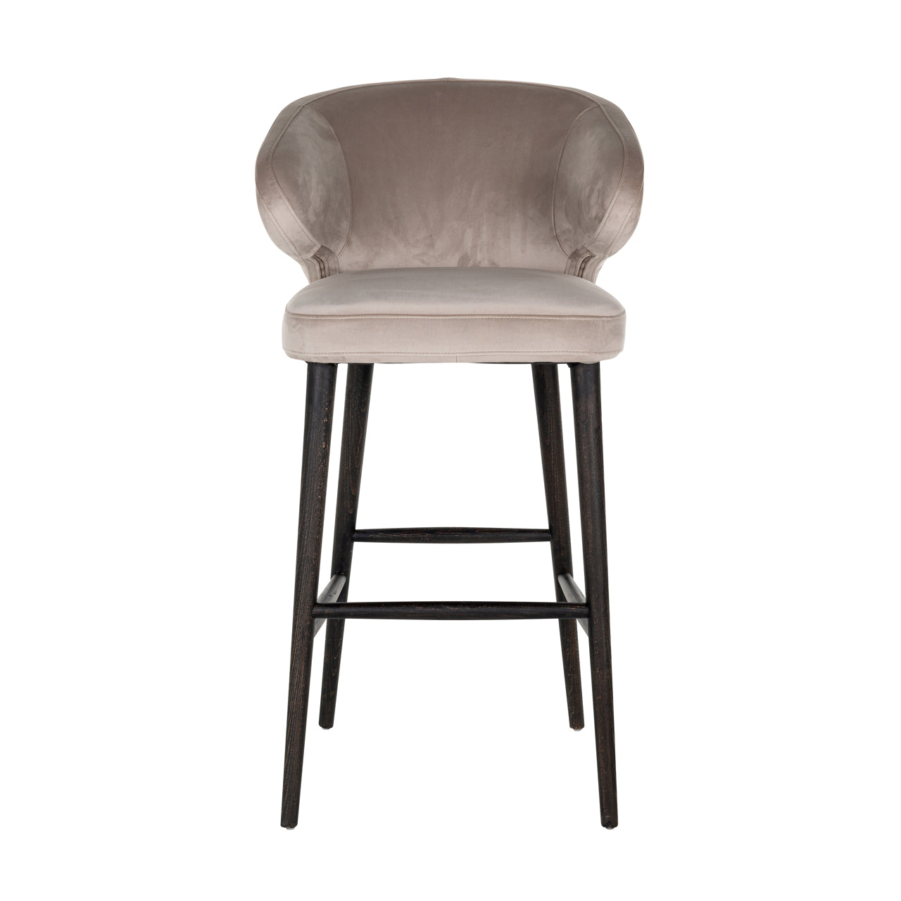 Bar stool Indigo khaki velvet