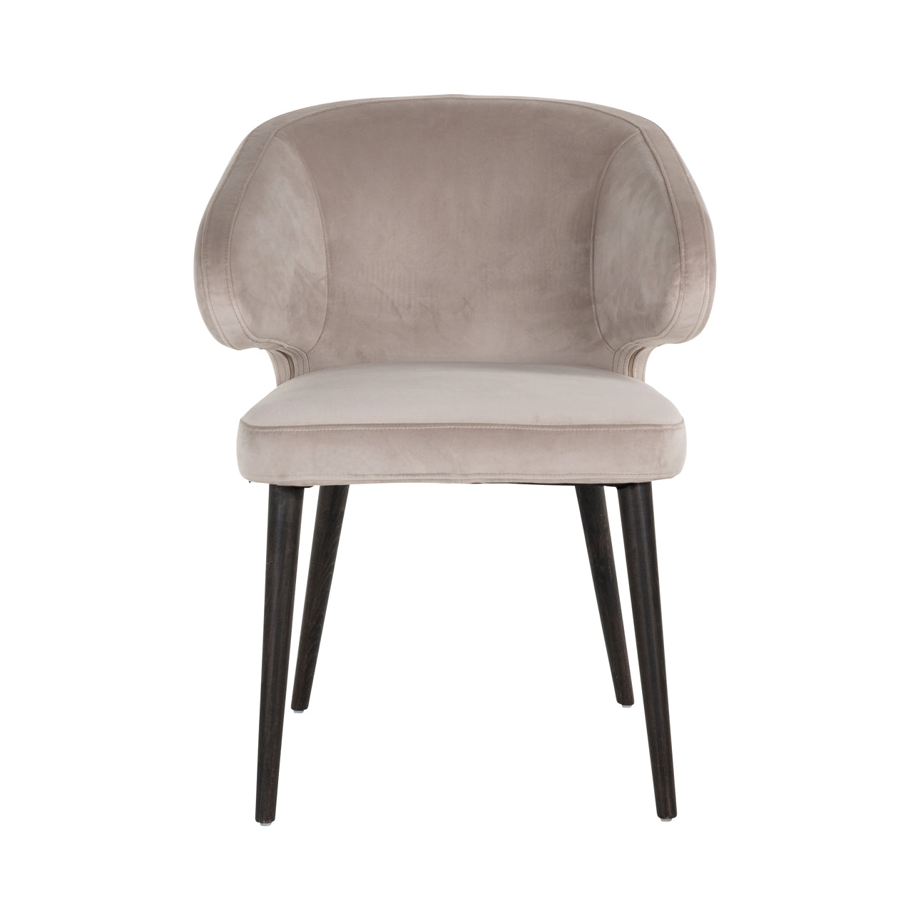 Dining chair Indigo khaki velvet
