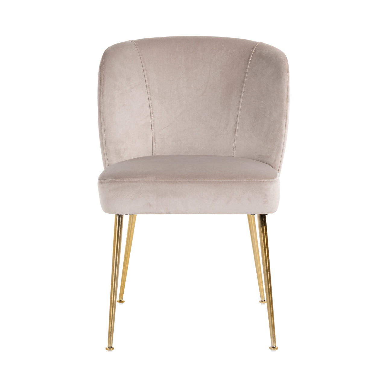 Dining chair Cannon khaki velvet