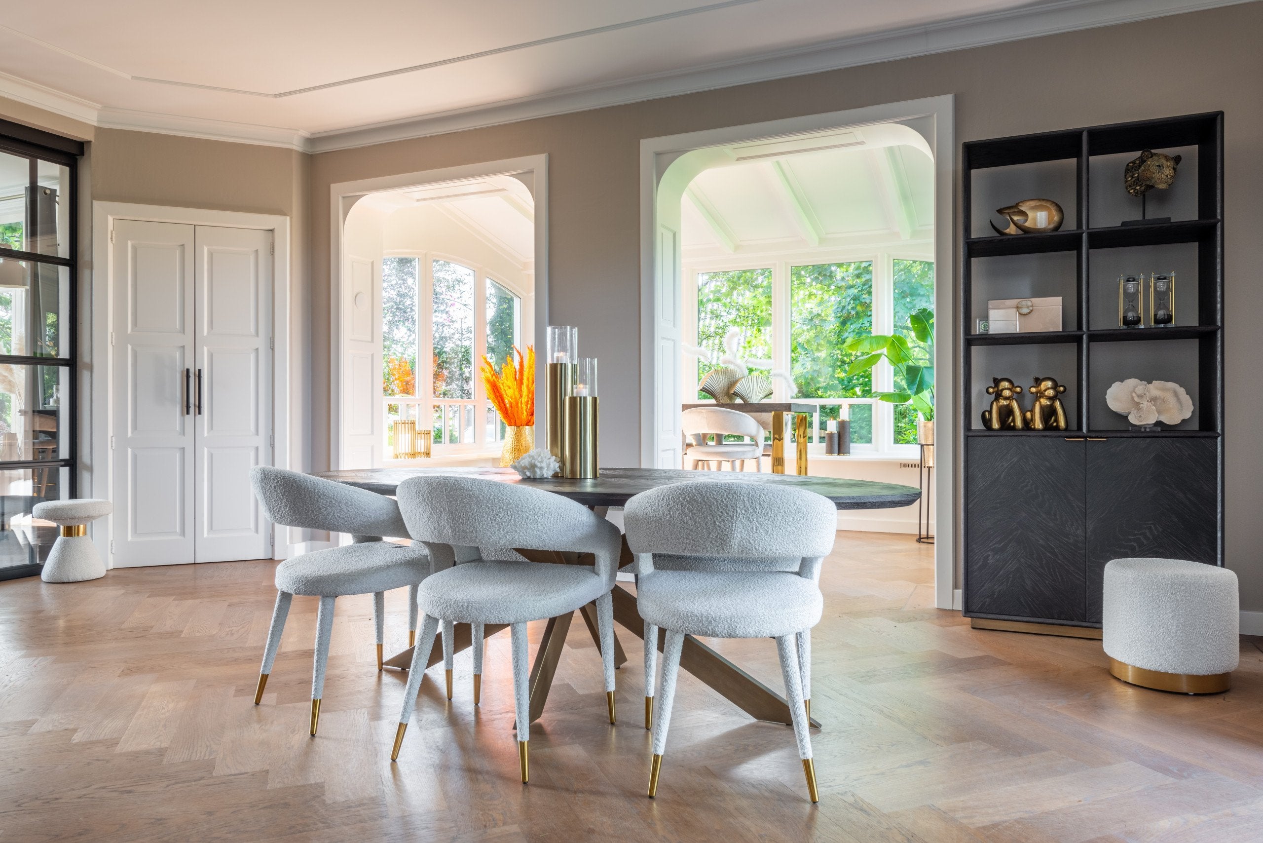 Display cabinet Blackbone Brass black rustic