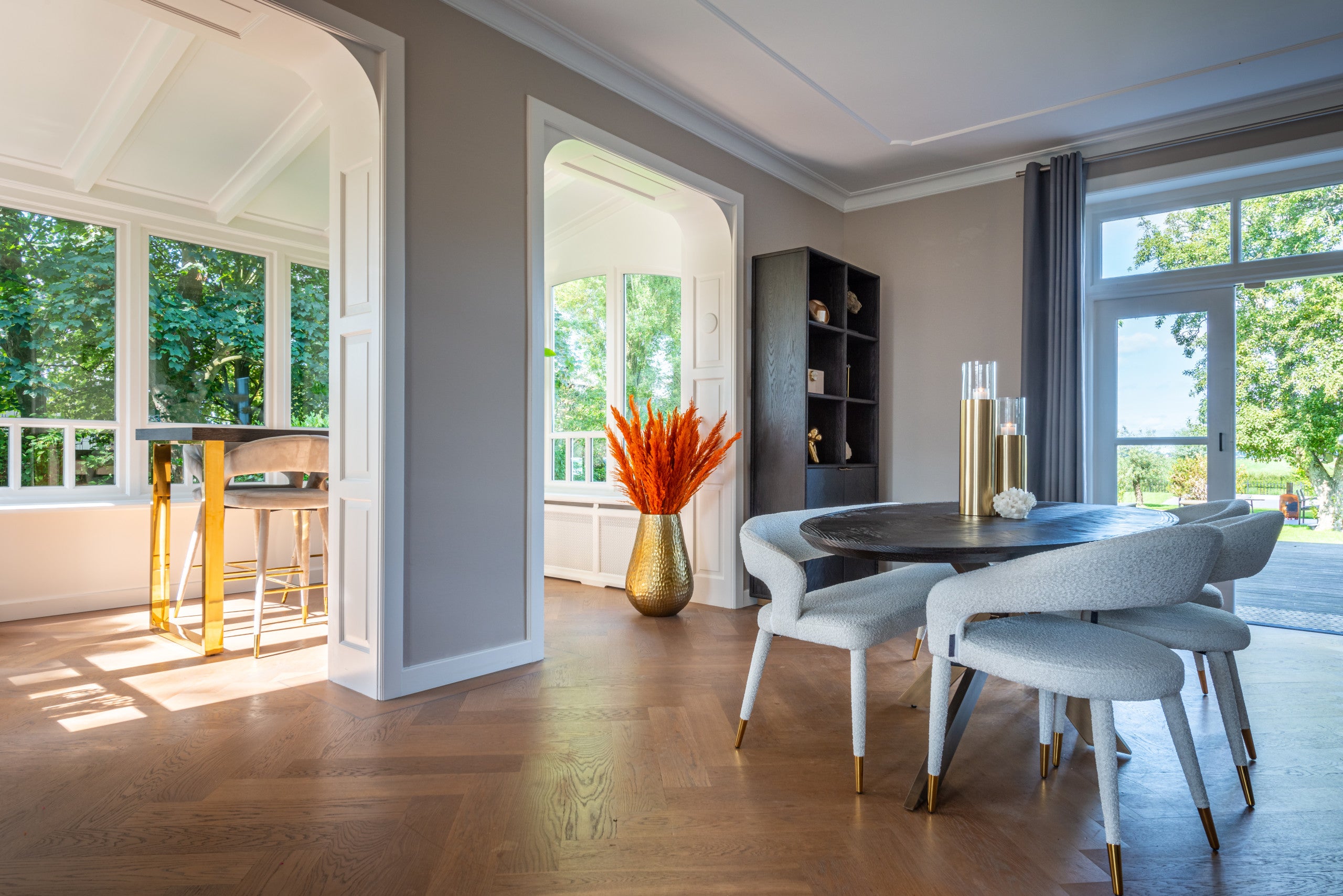 Display cabinet Blackbone Brass black rustic