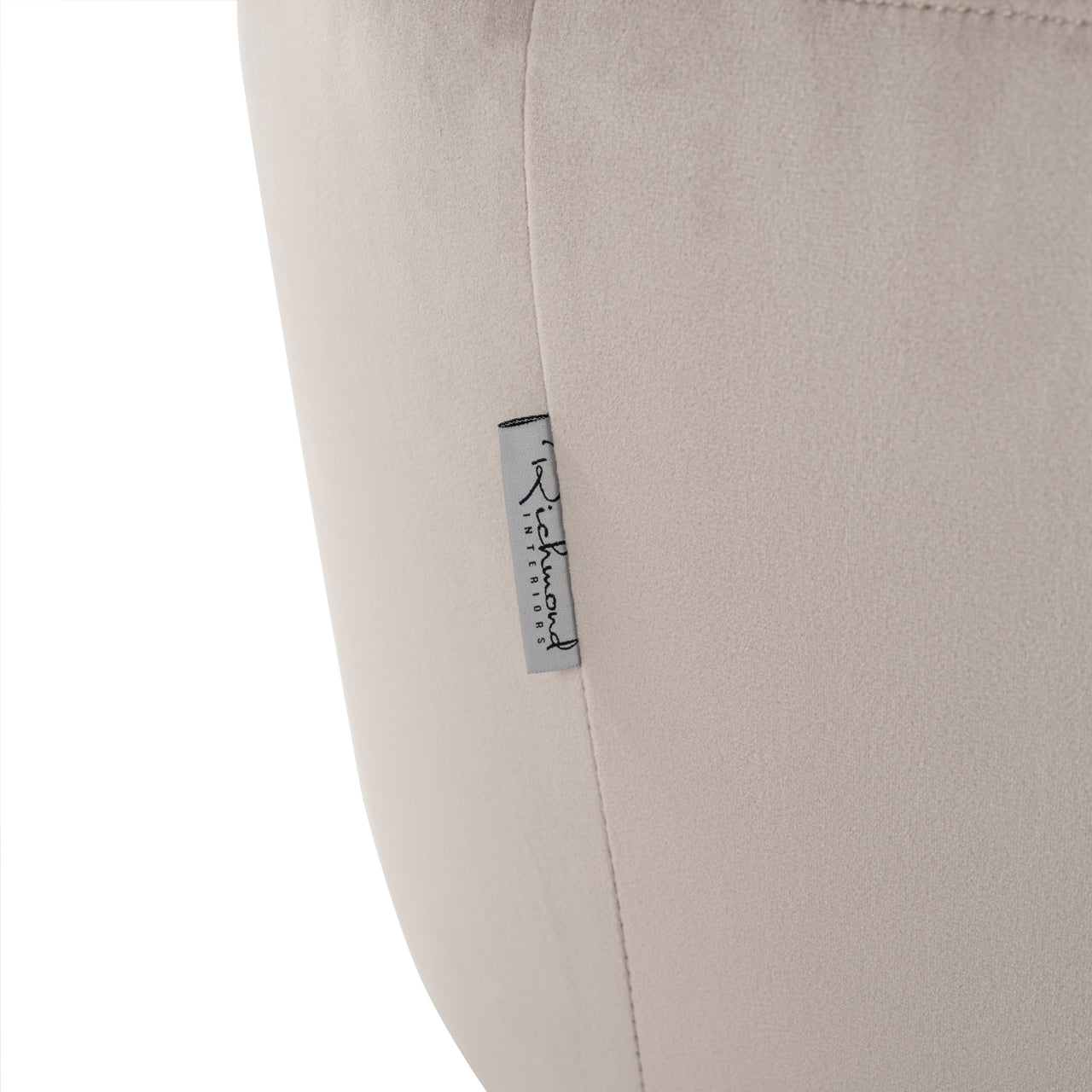 Lounge chair Maxime khaki velvet swivel