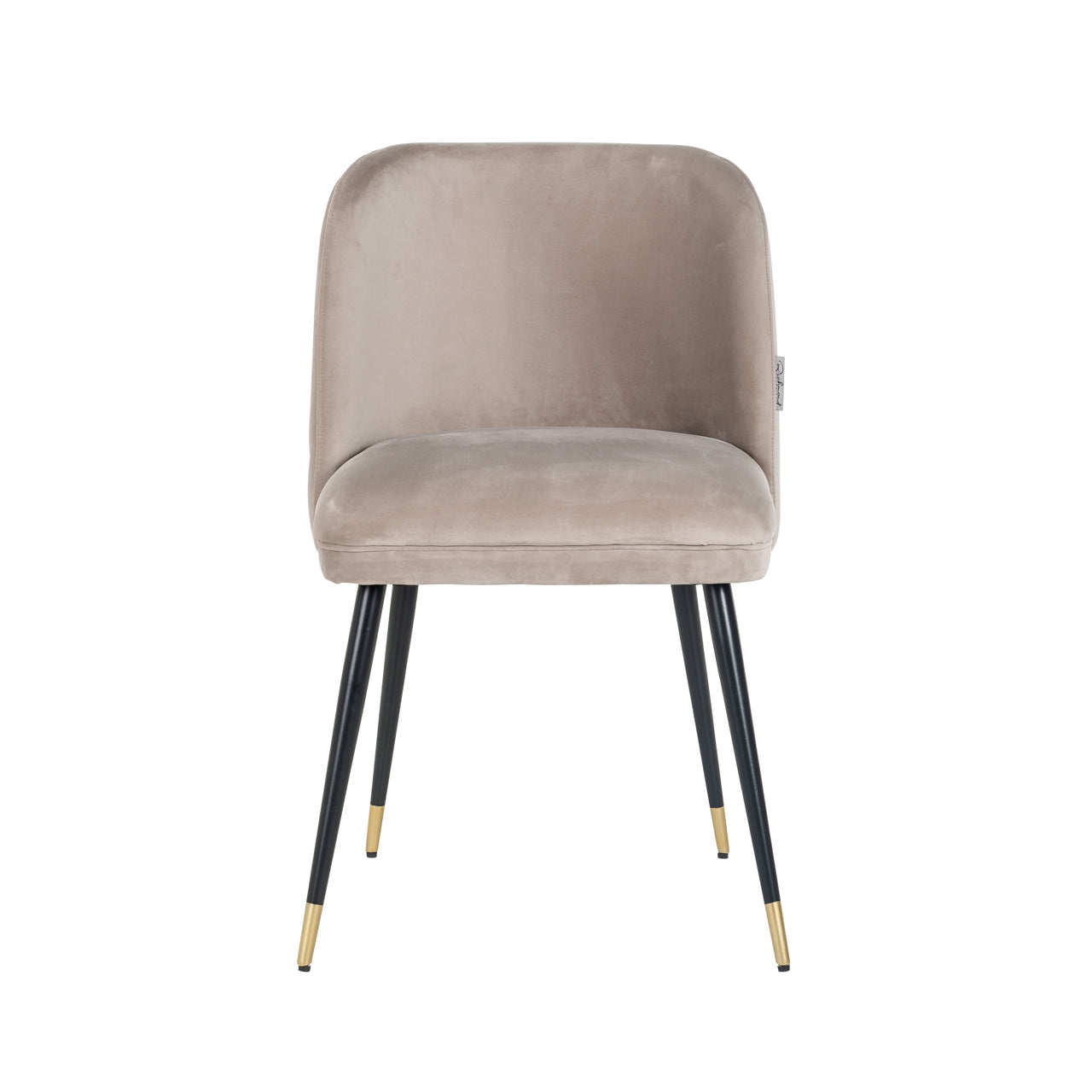 Dining chair Alicia khaki velvet fire retardant