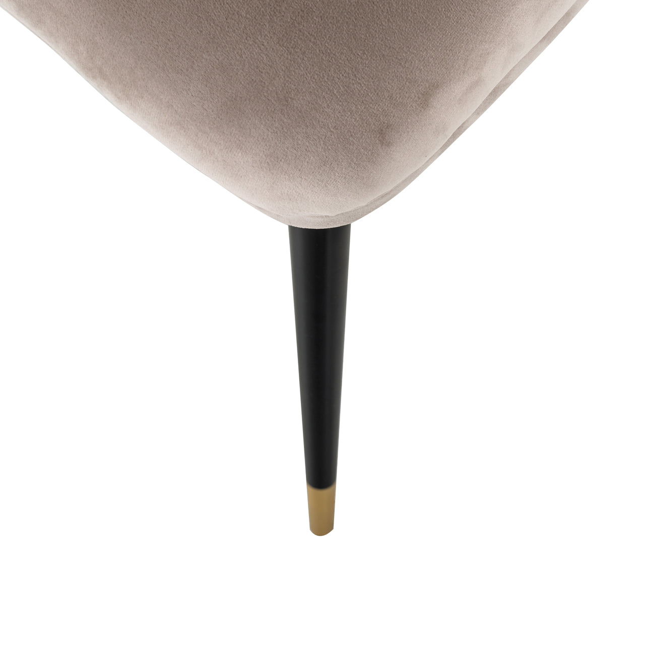 Dining chair Alicia khaki velvet fire retardant