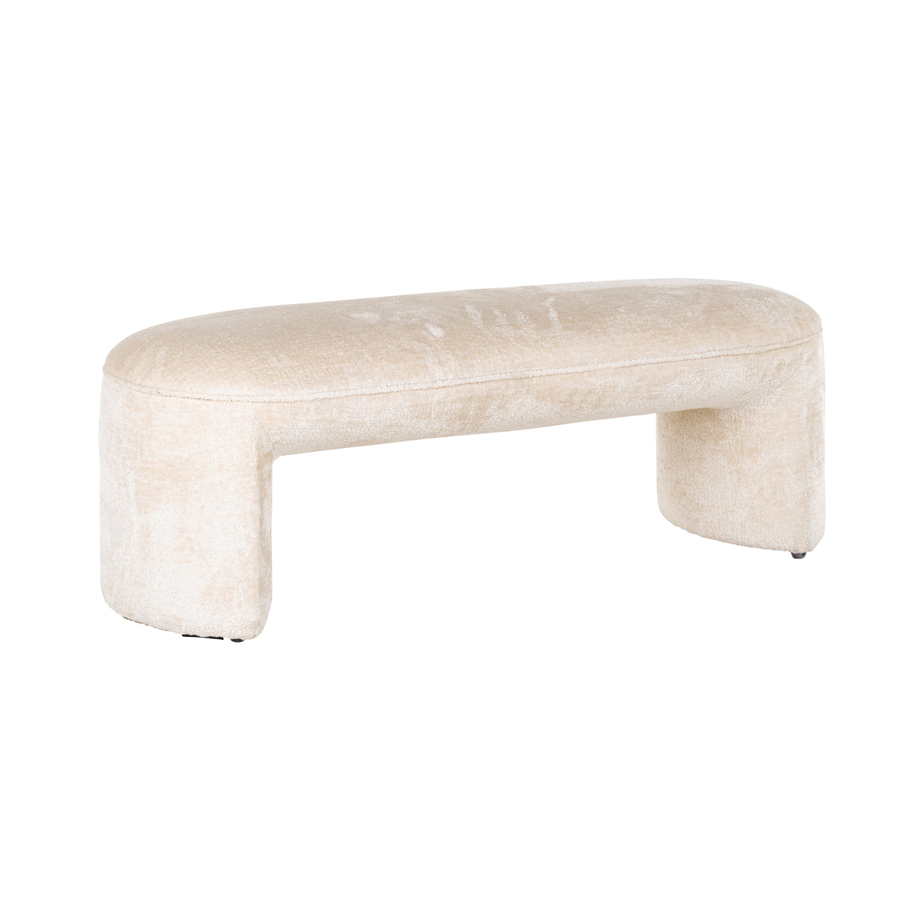 Bench Fargo white chenille