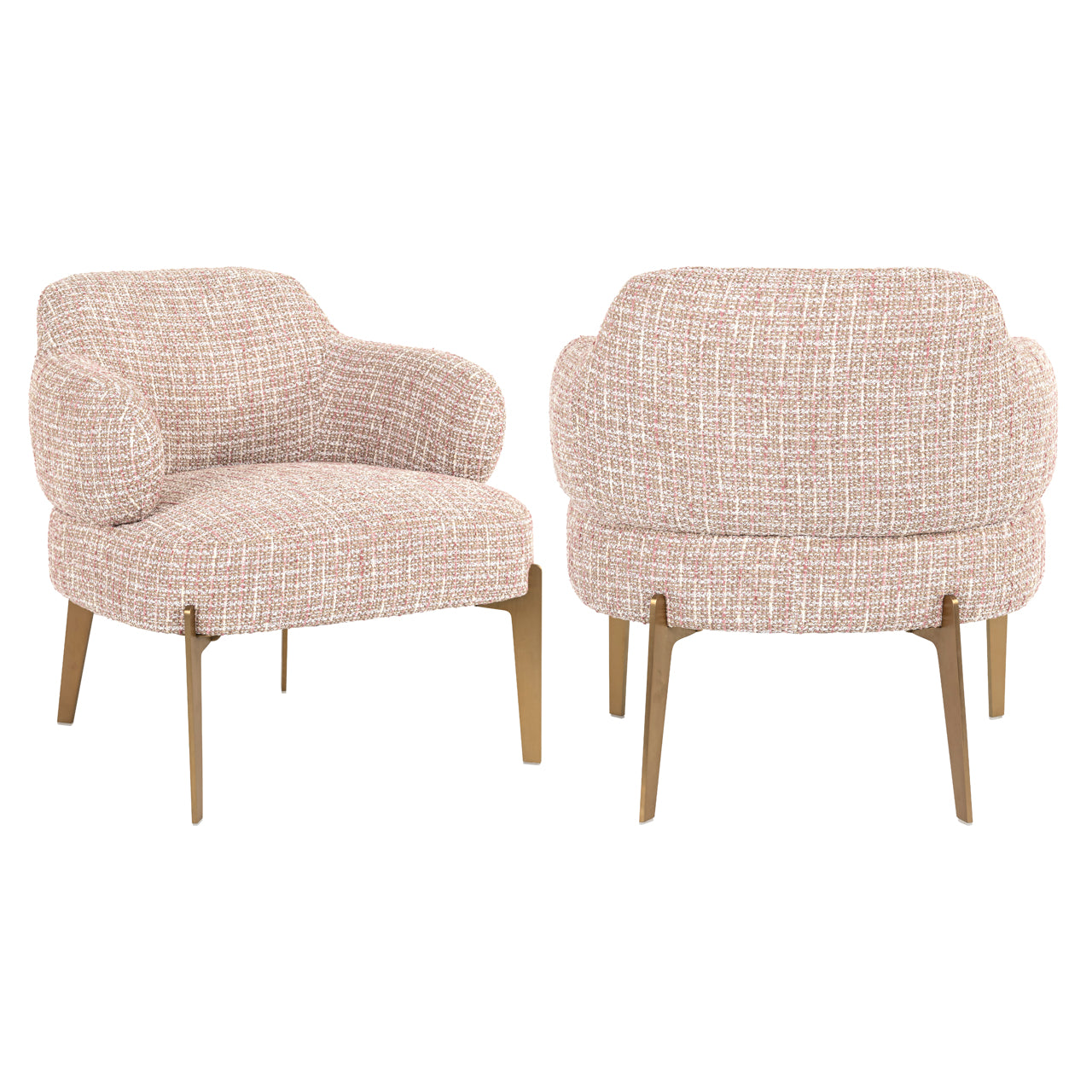 Lounge chair Venus trendy rose